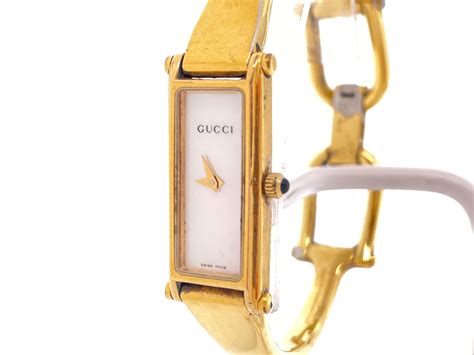 gucci 1500 gold watch|Gucci ladies bangle watch.